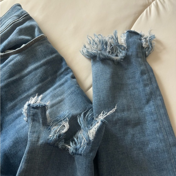 Hudson Medium Washed Frayed Jeans - Picture 3 of 3